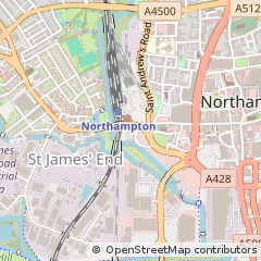 Map of Northampton