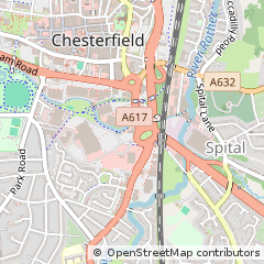 Map of Chesterfield