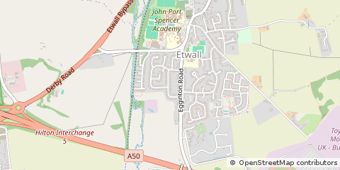 Map of Derby