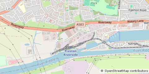 Map of Preston