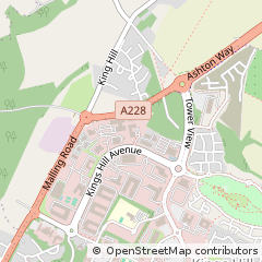 Map of West Malling