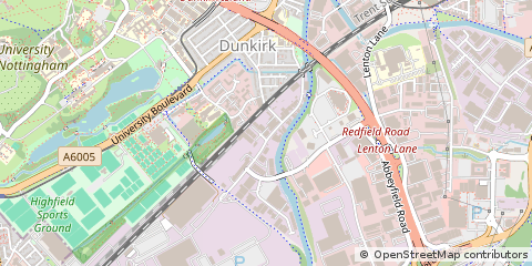 Map of Nottingham