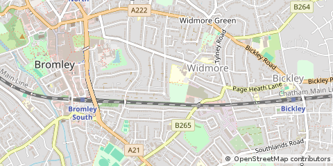 Map of Bromley, London