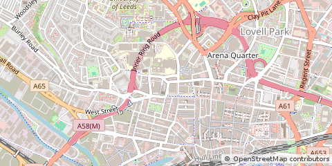 Map of Leeds
