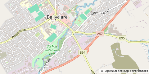 Map of Ballyclare