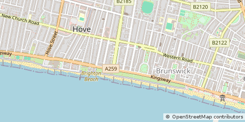 Map of Hove
