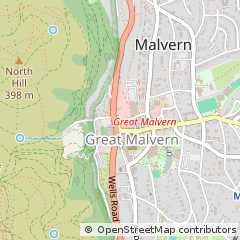 Map of Malvern