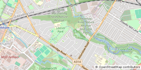 Map of Feltham