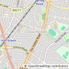Map of Birmingham