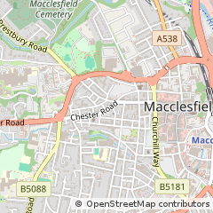 Map of Macclesfield