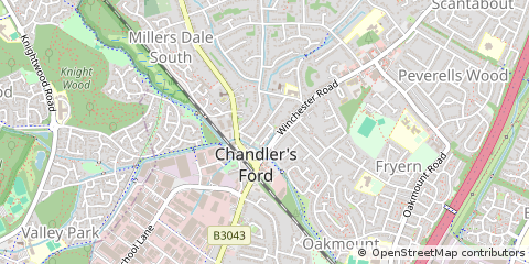 Map of Eastleigh