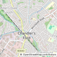 Map of Eastleigh
