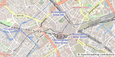 Map of Birmingham
