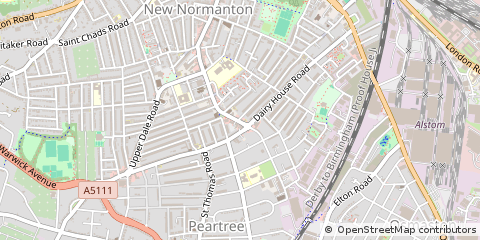 Map of Derby