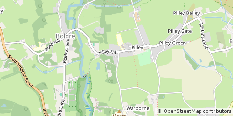 Map of Lymington