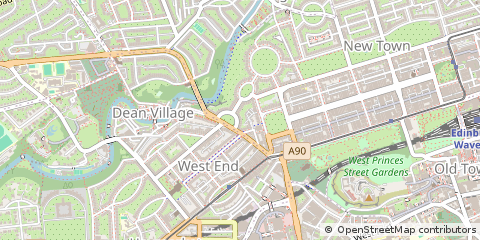 Map of Edinburgh