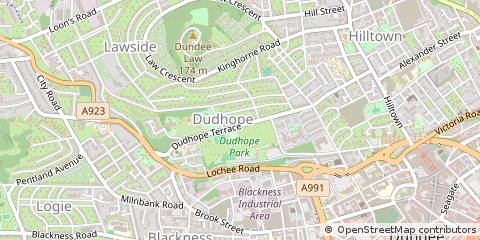 Map of Dundee
