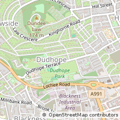 Map of Dundee