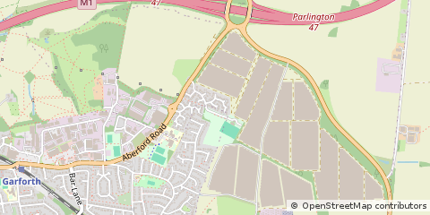 Map of Leeds, West Yorkshire