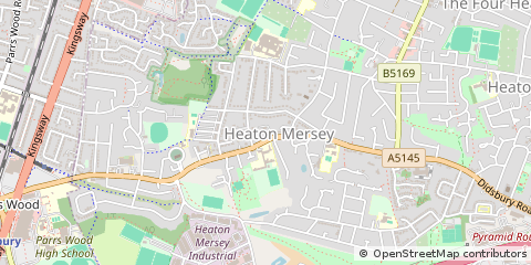 Map of Stockport