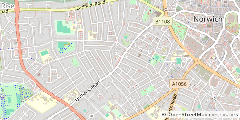 Map of Norwich, Norfolk