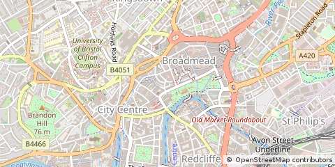 Map of Bristol