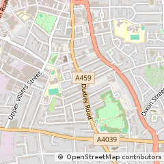 Map of Wolverhampton, West Midlands