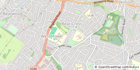 Map of Bournemouth