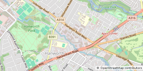 Map of Feltham