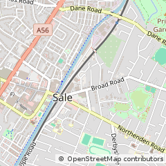 Map of Sale, Cheshire