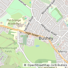 Map of Bushey