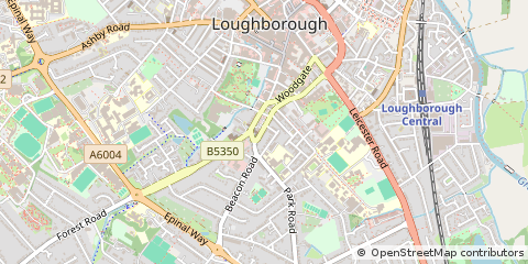 Map of Leicestershire