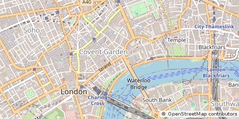 Map of London, Gloucestershire