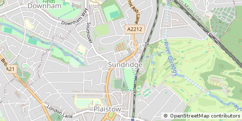 Map of Bromley