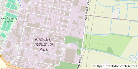Map of Knowsley, Merseyside