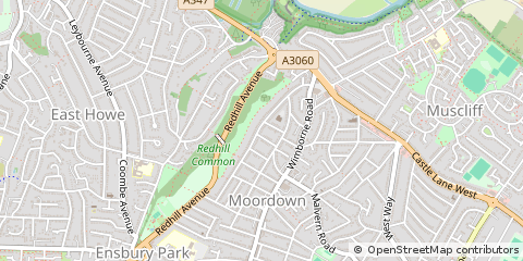 Map of Bournemouth