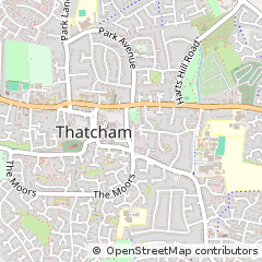 Map of Thatcham, Berkshire
