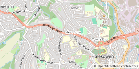 Map of Halesowen