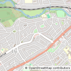 Map of Cardiff
