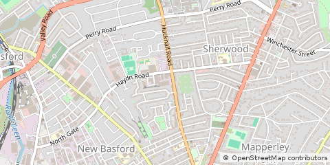 Map of Nottingham