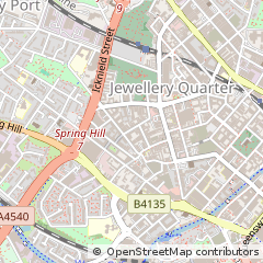 Map of Birmingham, West Midlands