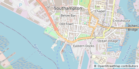 Map of Southampton