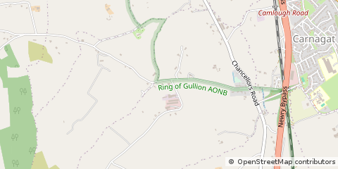 Map of Newry, Down