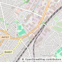 Map of Cardiff