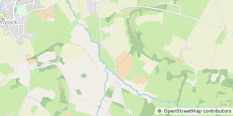 Map of Cullompton, Devon