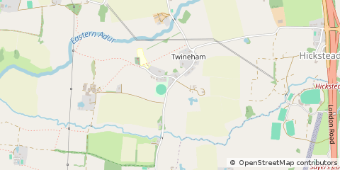 Map of Haywards Heath, West Sussex