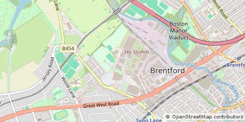 Map of Isleworth, Middlesex