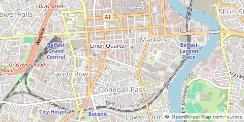 Map of Belfast