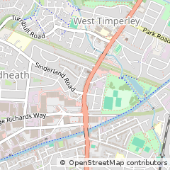 Map of Altrincham