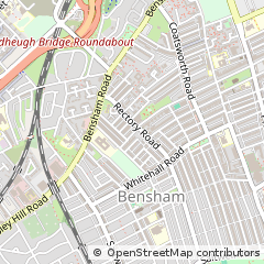 Map of Gateshead